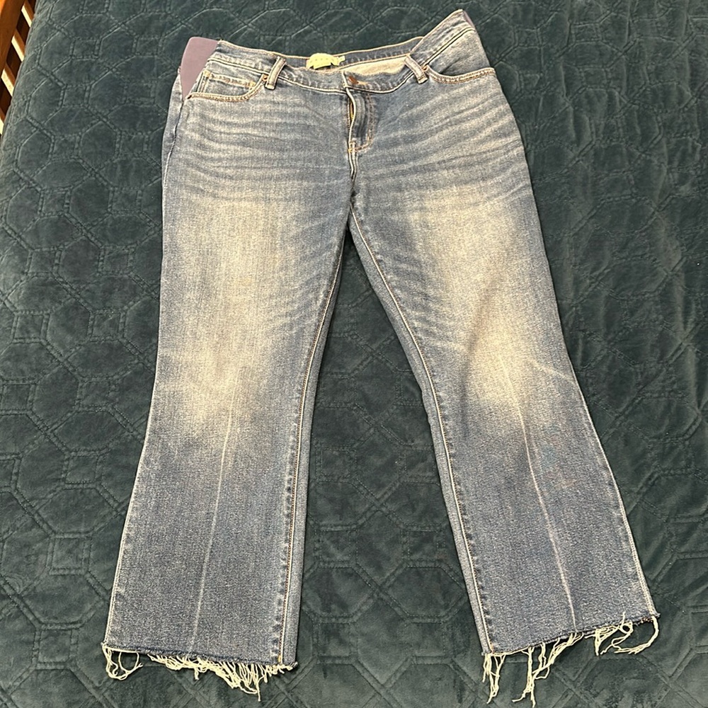 Hatch maternity cropped jeans size 31